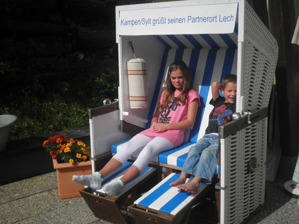 Pension Hasenfluh Lech am Arlberg Exterior foto
