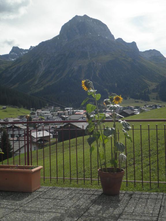 Pension Hasenfluh Lech am Arlberg Exterior foto