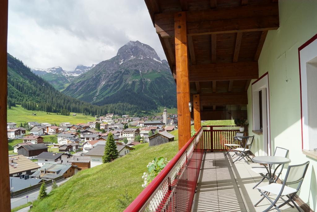 Pension Hasenfluh Lech am Arlberg Exterior foto