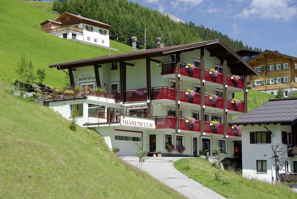 Pension Hasenfluh Lech am Arlberg Exterior foto