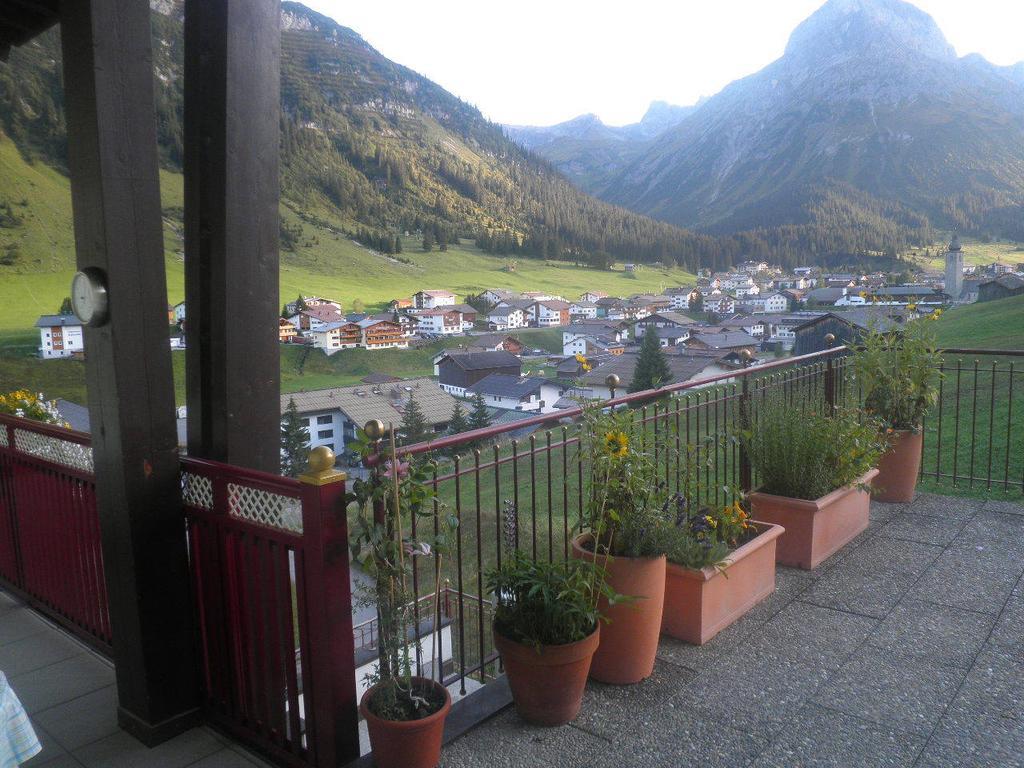 Pension Hasenfluh Lech am Arlberg Exterior foto